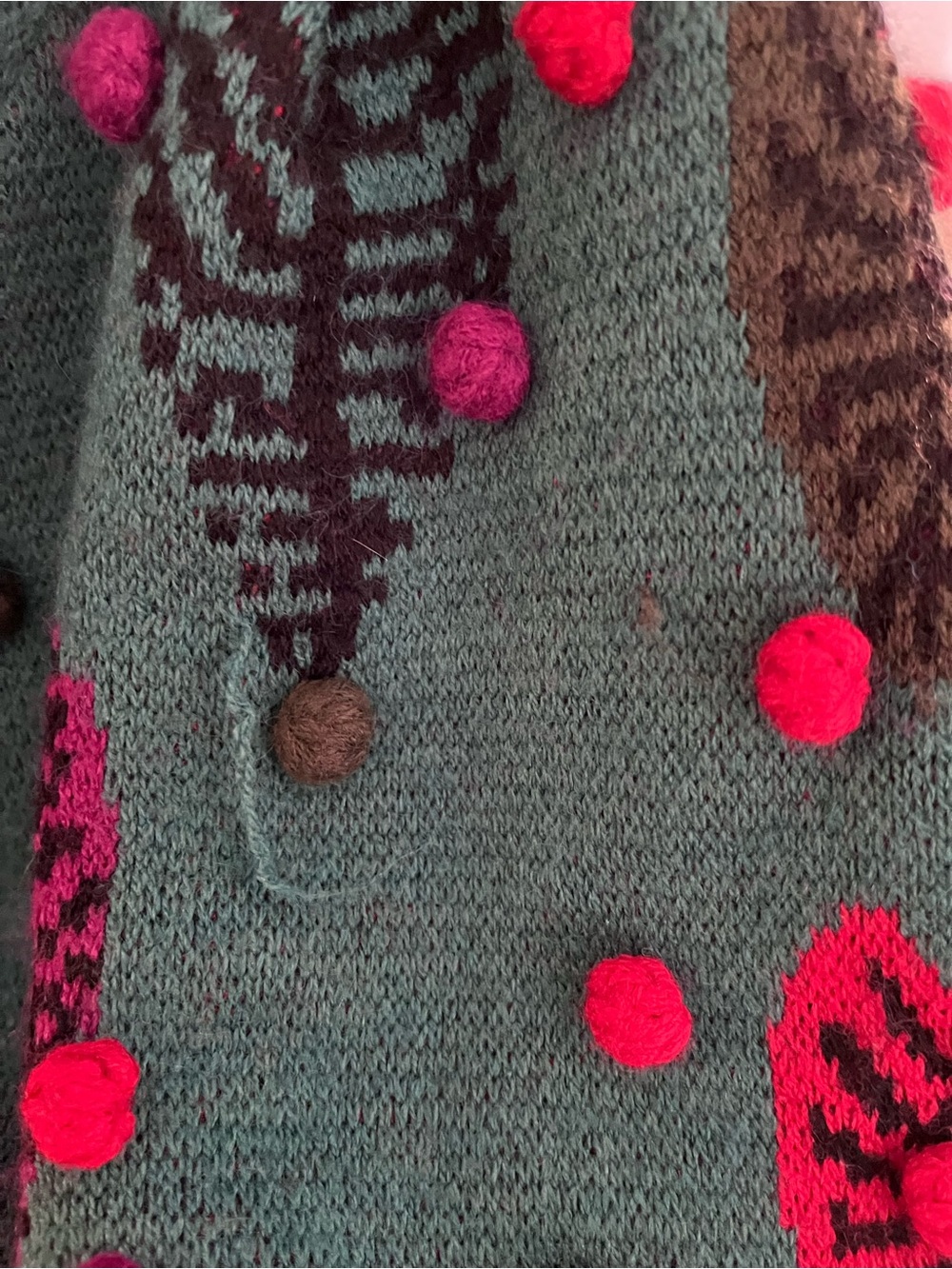 Farm Rio Monstera Hearts Sweater - Picture 5 of 5